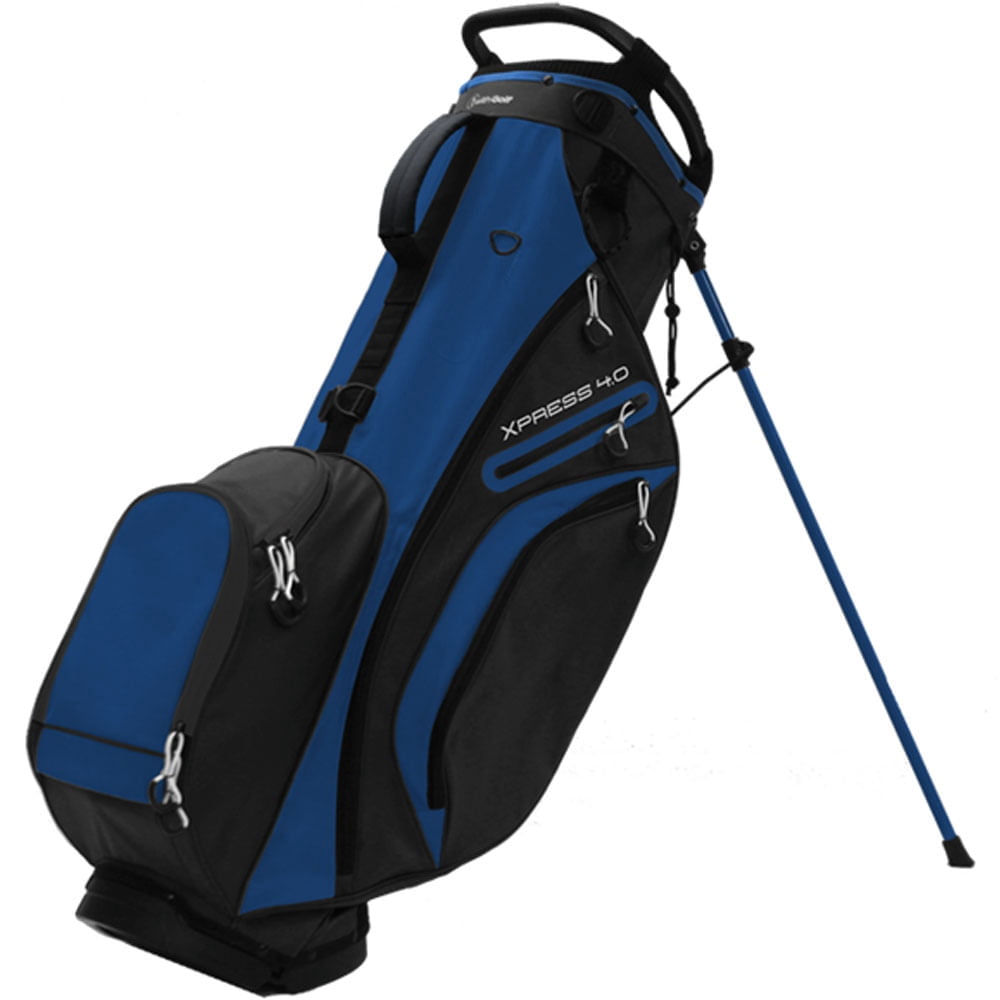 Accelerated Golf Xpress 4.0 Black Royal Blue Stand Golf Bag