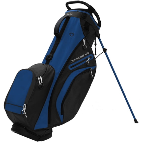 Accelerated Golf Xpress 4.0 Black Royal Blue Stand Golf Bag