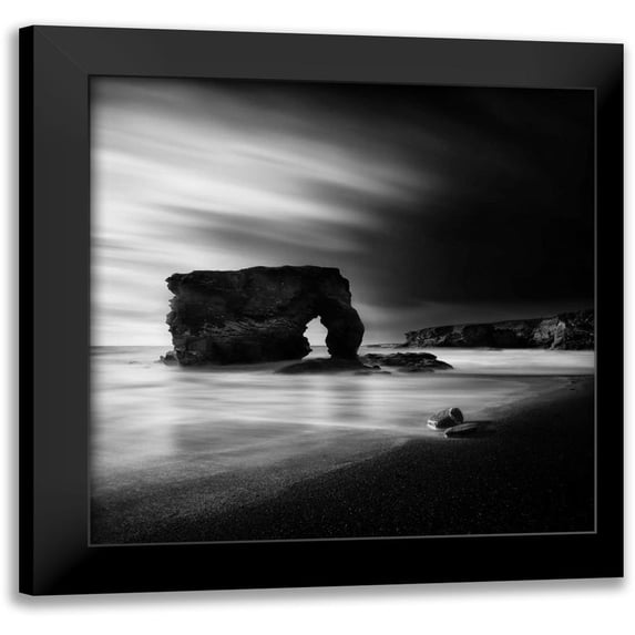 1x 12x12 Black Modern Framed Museum Art Print Titled - Sobul - Giant