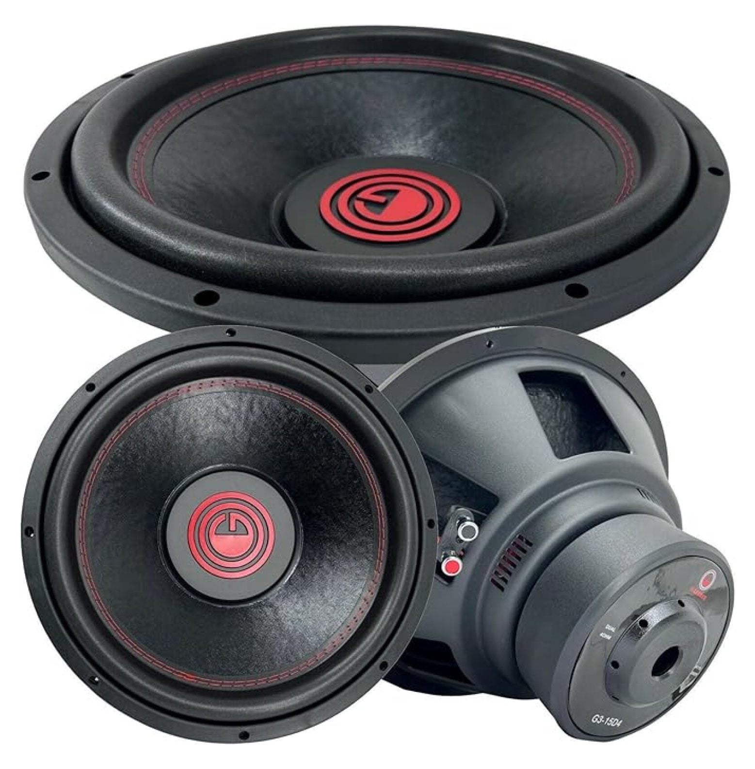 1x 15 Inch 2400 Watt Car Audio Subwoofer w/ 4 Ohm DVC Power 15 in. Sub ...