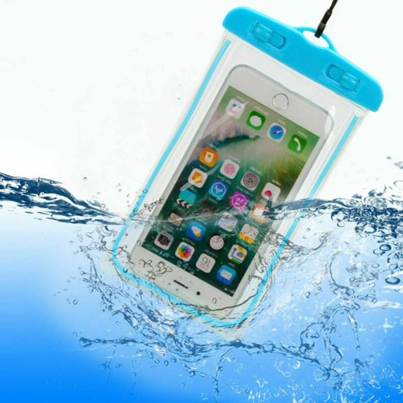 1x 17.5 x 10.5 cm Cell Phone Holder Pouch Phone Pouch Underwater Phone Dry Bag Case Swimming Bag