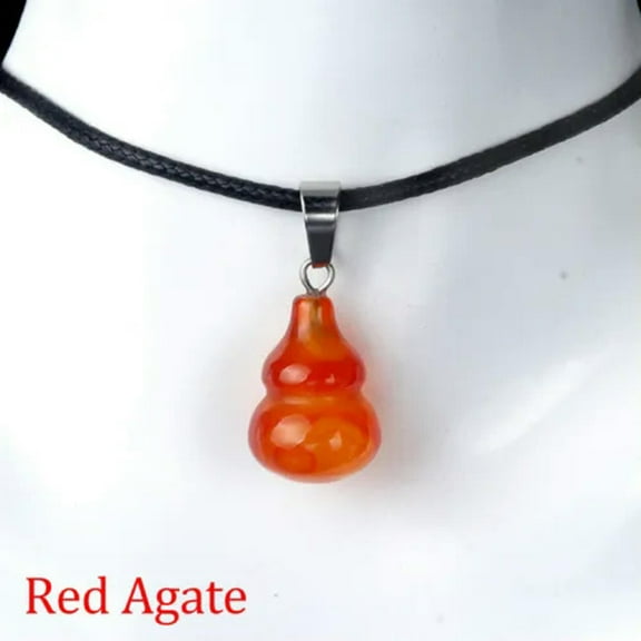 1x 20mm Crystal Stone Gourd-shaped Gemstone Beads Pendant for Jewelry Making DIY