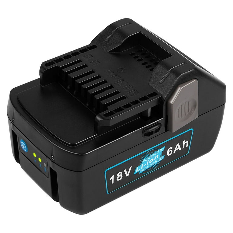 1x 6.0Ah Battery Only For Hitachi 18V Li Ion Battery BSL1815 BSL 1815X BSL1815S BSL1830 Charger