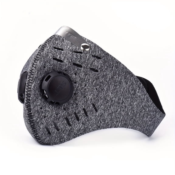 1x Adjustable Sports Face Mask With Activated Carbon Layer For Cycling, Running, Climbing Breathable Comfort Outdoor