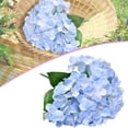 thumbnail image 1 of 1x Artificial Hydrangea Flowers for Outdoors,Faux Hydrangea,Silk Flowers,Faux Flowers Kitchen Centerpiece Table Decorations,Real Touch Hydrangea Flowers for Office Home Party Wedding Decor,X,14", 1 of 7