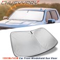 thumbnail image 1 of 1x Auto Windshield Sunshade Reflective Sun-Shade Car Cover Visor Wind Shield, 1 of 12