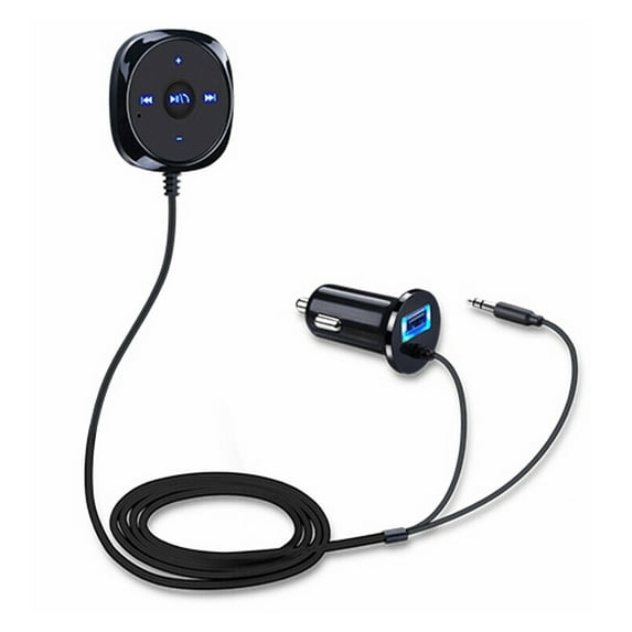 1x BC20 Bluetooth Car Kit Hands Free Wireless Music Player Audio Cable