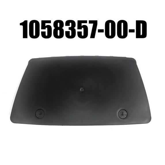 1x Black Rear Bumper Tow Hitch Cover For Tesla For Model X 2016-2021 1058357-00-D Replacement Automobiles Part