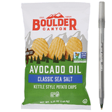 1x Boulder Canyon Sea Salt Avocado Oil Canyon Cut Chips asdfg - Walmart.com