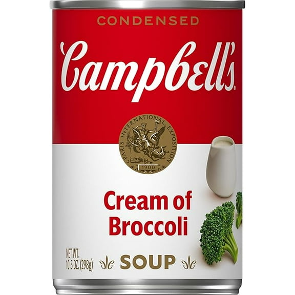 1x Campbell's Condensed Cream of Broccoli Soup, 10.5 oz Can