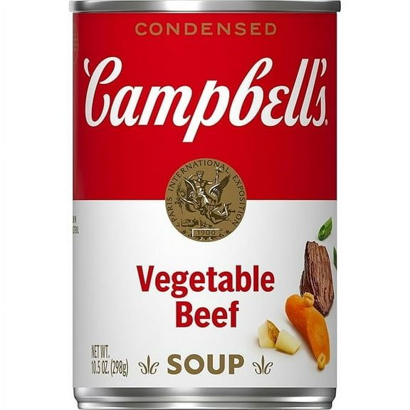 1x Campbell's Condensed Vegetable Beef Soup, 10.5 Ounce Can