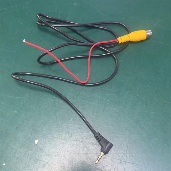 1x Car 2.5mm Jack Port AV Adapter DVR Camera Cable For Vehicle Rear View Camera