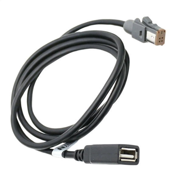 1x Car Aux Audio Input Media Data Wire Plug To USB Conector For Subaru PR43 MR52