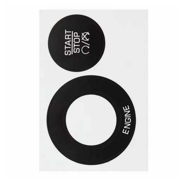 1x Car Ignition Push Button Start Stop Repair Decal For Dodge Charger 2011-2014