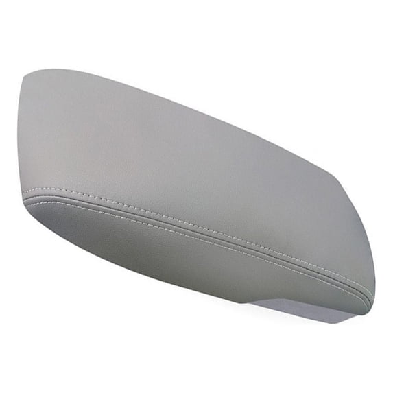 1x Center Console Lid Armrest Leather Cover Trim Gray For Toyota Camry 2007-2011