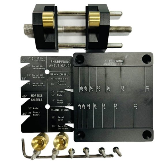 1x Chisel Sharpening Jig Kit-Black