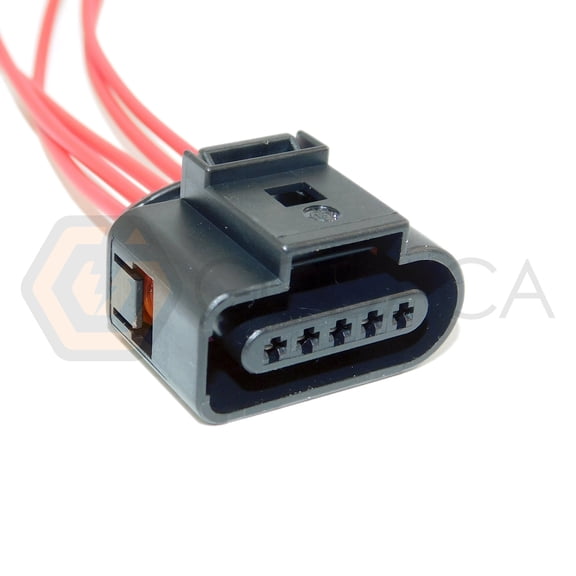1x Connector 5-way for Air Flow Meter 1J0 973 705