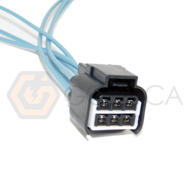 Godaca Business 6-Pin Accelerator Pedal Sensor Connector For Ford WPT-929 (Pigtail, No Wires)