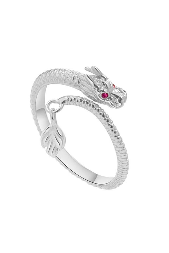 1x Dragon's Tail Qiankun Lucky Dragon Hand Silver Amulet Bring Good Luck.