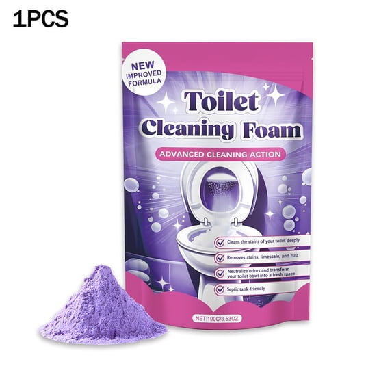 1x Fizzclean Toilet Foam Cleaner, Powerful Insta-Action Fizzclean Cleaning