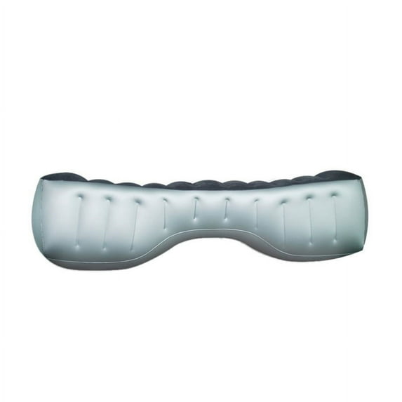 1x Gray Car Travel Inflatable Mattress Back Seat Gap Pad Air Bed Cushion Camping