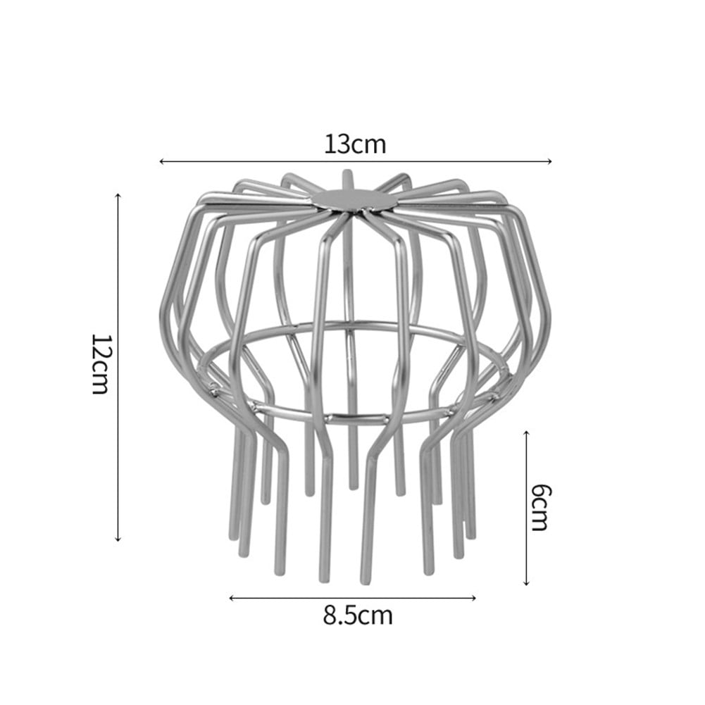 1x Gutter Guard Strainer Stainless Steel Balloon Mesh Fittings Drain