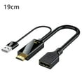 thumbnail image 1 of 1x HDMI to DisplayPort Cable 19cm/1.8m U7Y6, 1 of 8