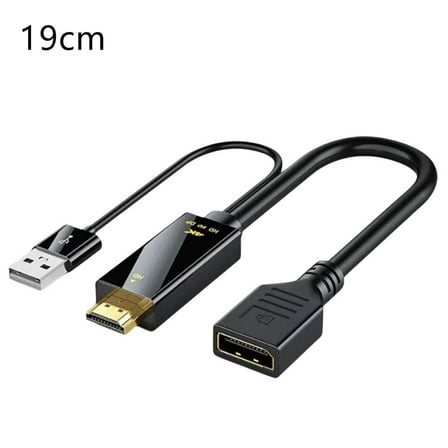 1x HDMI to DisplayPort Cable 19cm/1.8m U7Y6