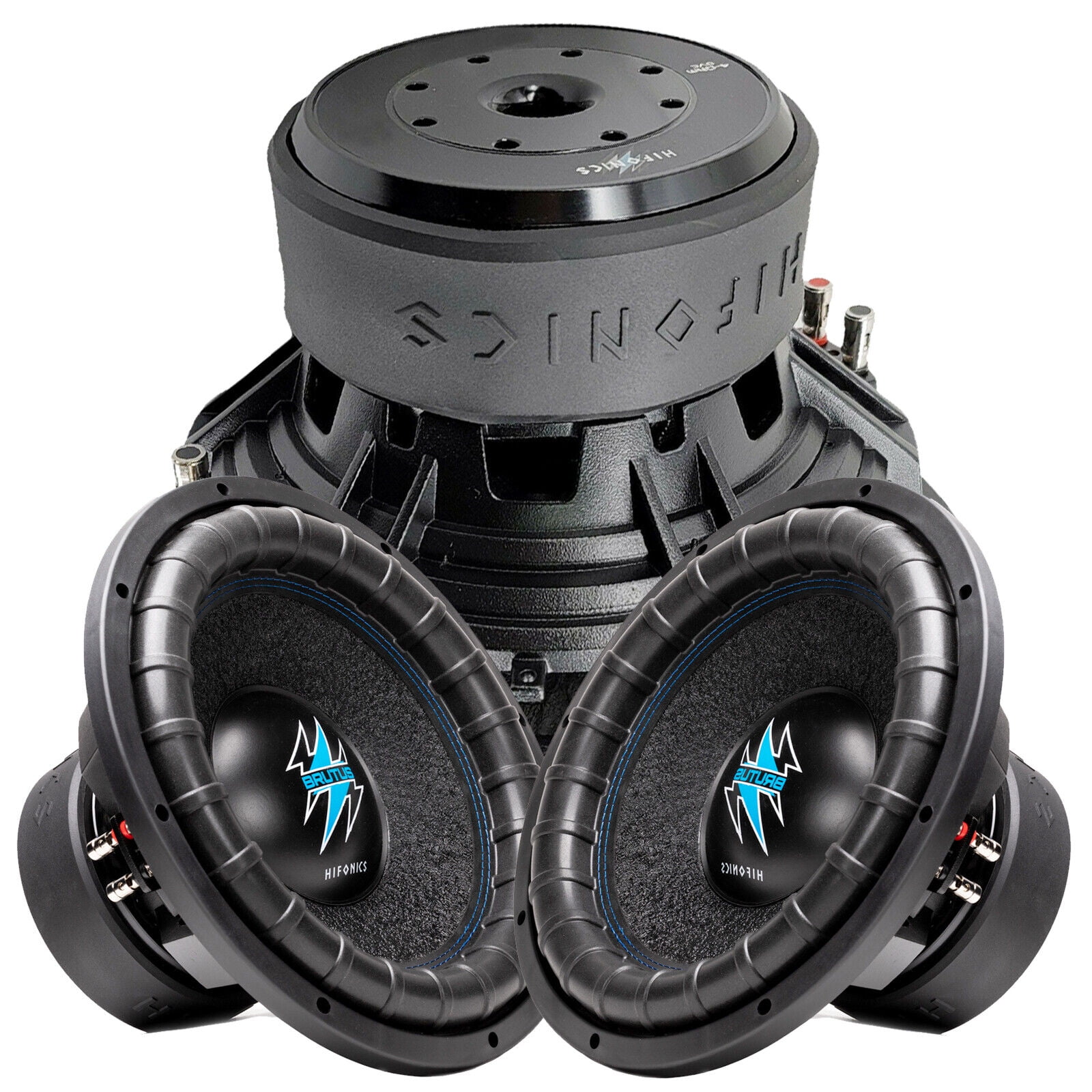 1x Hifonics BRW12D4 2000 Watts 12 Inch BRUTUS Car Audio Dual 4 Ohms
