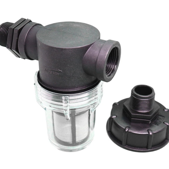 1x IBC Rain Barrel Filter Hose Connector Water 100 Mesh Stainless Steel Strainer