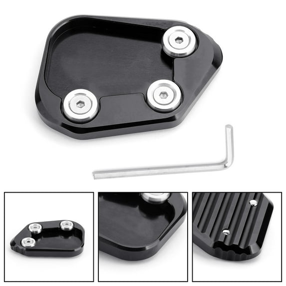 1x Kickstand Side Stand Extension Enlarger Pad For Honda CBR250RR 17-2018