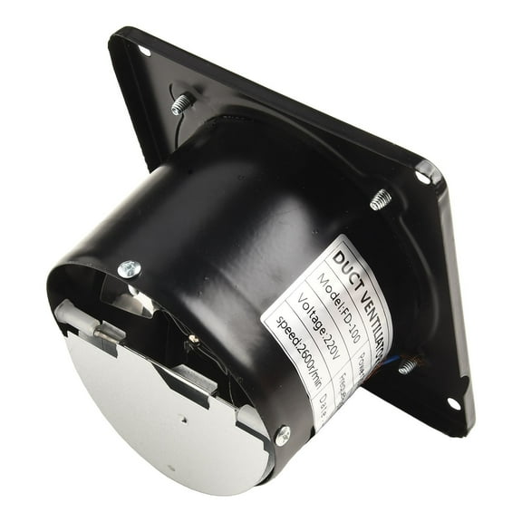 1x Kitchen Exhaust Fan for Window Wall Mounted Bathroom 80W 220V 2600 RPM