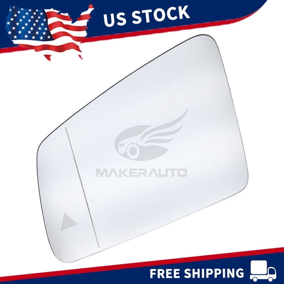 1x Left Blind Spot & Heated Mirror Glass For Mercedes-Benz A-Class, B-Class, C-Class