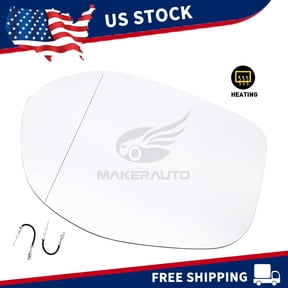 1x Left Driver Side Heated Mirror Glass For 2014-2017 Honda Odyssey