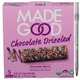thumbnail image 1 of 1x MadeGood Organic Chocolate Drizzled Birthday Cake Granola Bars 5 Pack with pan, 1 of 4