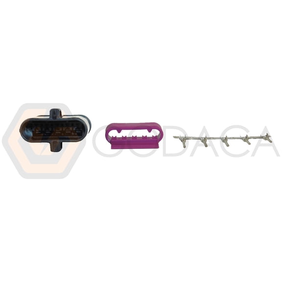 1x Male Connector 5-way for Alternator NCB2 w/out wire