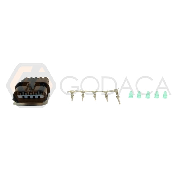 1x Male Connector 5-way for MAF Sensor 37980-RNA-A01 w/out wire