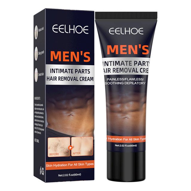 1x Men's Intimate Genital Hair Removal Cream for Sensitive Areas Extra