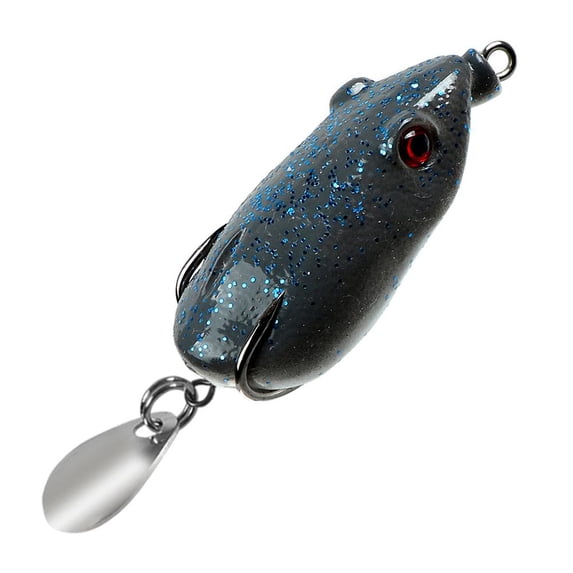 1x Micro Frog Top Water Soft Fishing Lure Bait Floating Swimbait