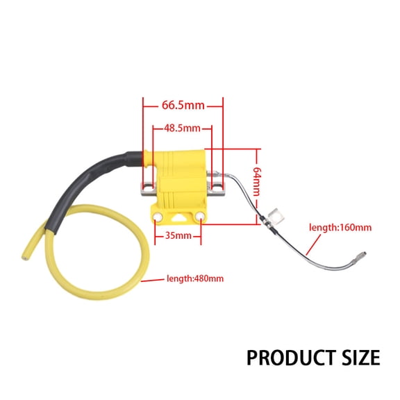 1x Motorcycle Ignition Coil For 4T/2T Motorcycle Electronic Fuel Injection Coils