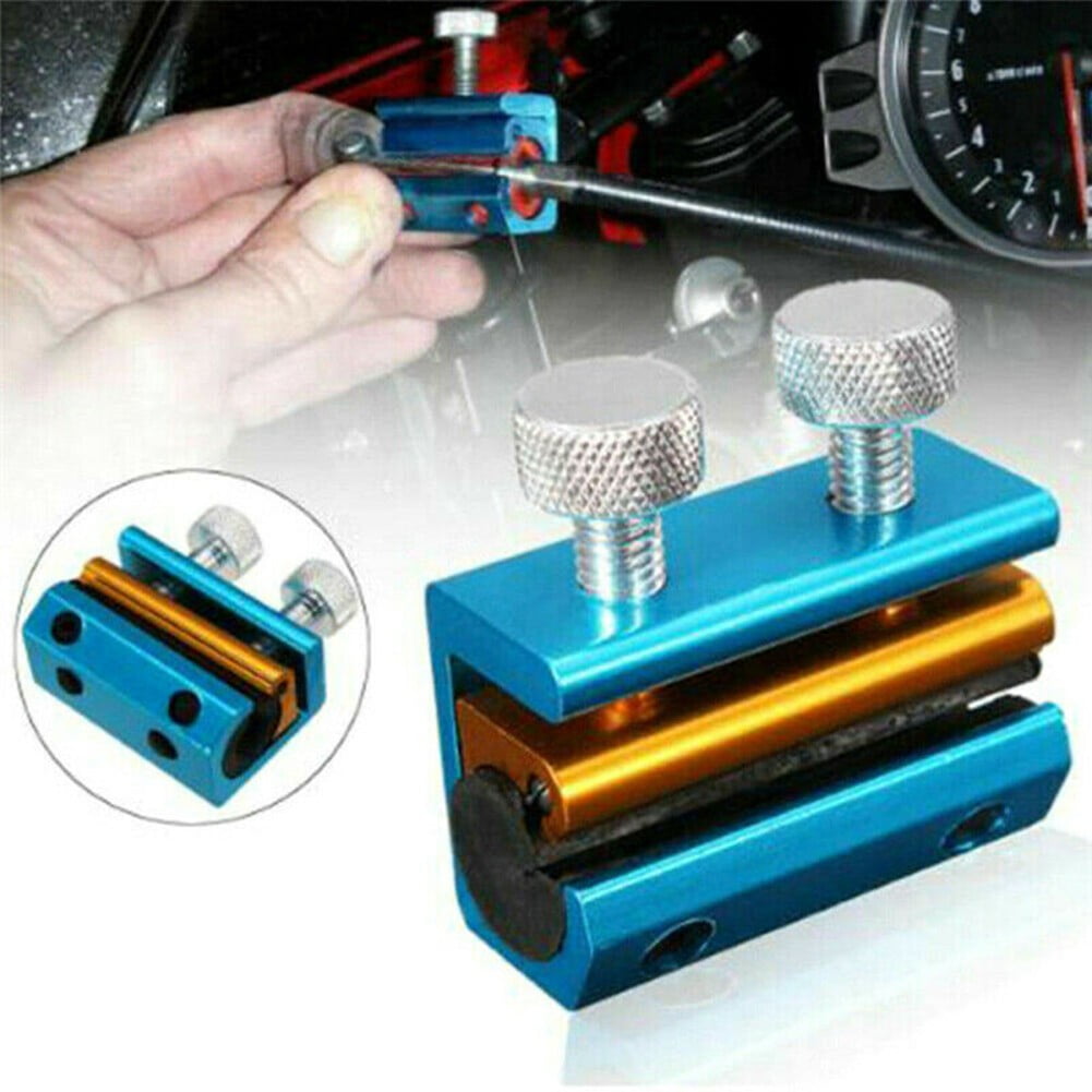 1x New Blue Dual Cable Lube Luber Lubricator Lubricant Tool Fits For Motorcycle Scooter Bike ATV Throttle Clutch Brake Kit