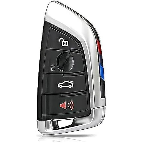 1x New Replacement Proximity Key Fob Remote Compatible with & Fit for BMW - 315 Mhz FEM / BDC - MPN NBGIDGNG1-BLK-04
