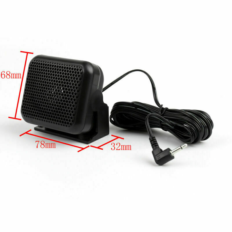 1x P600 Mini Speaker For Kenwood Yaesu 3.5mm TwoWay Car Radio
