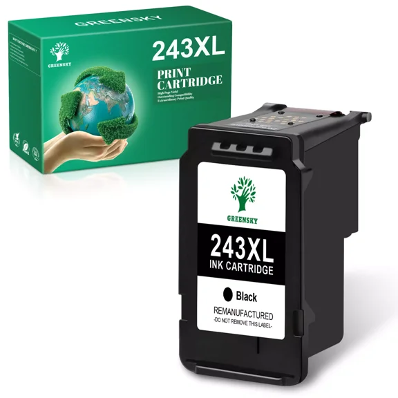 1x PG243 PG-243 XL Black Ink Cartridge Compatible for Series Printer
