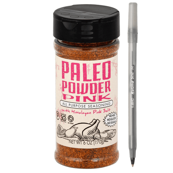 1x Paleo Powder All Purpose Seasoning, Pink with pan