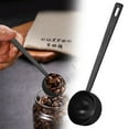 thumbnail image 1 of 1x Premium Coffee Scoop Set - Stainless Steel Metal Measuring Spoons for Dry or Liquid,Fits in Spice Jar,Coffee Spoon Long Handle with Teaspoon Tea Milk Measuring for Baking & Cooking,Black,30ml, 1 of 7