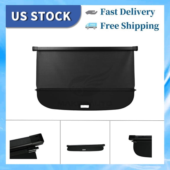 1x Retractable Rear Trunk Cargo Cover For 2016 2017 2018 2019 2020 2021 2022 Lexus RX350 RX450h