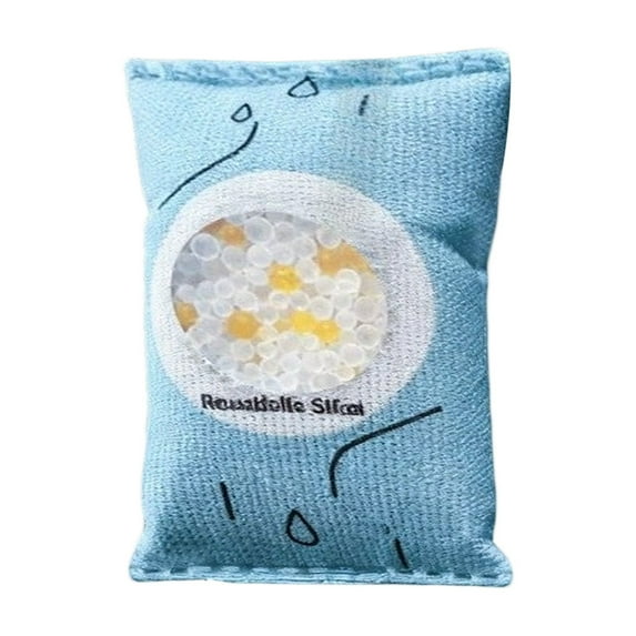 1x Reusable Silica Gel Car Dehumidifier Bags For Wardrobe Closet Basement RV Storage,Reusable Desiccant Bags,Moisture Absorber with Color Changing Indicator,Moisture Remover Eliminates Humidity,G