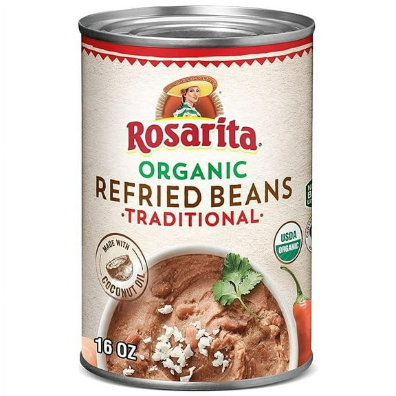 1x Rosarita Organic Refried Beans, 16 oz