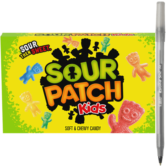 1x SOUR PATCH KIDS Soft & Chewy Candy with pan